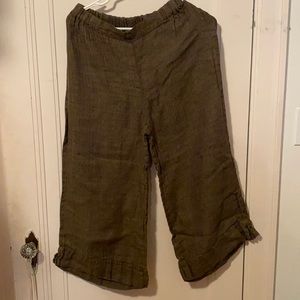 Flax wide leg pants